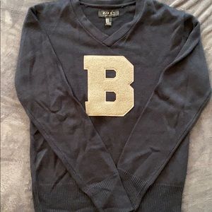 Forever 21 Varsity V neck sweater
